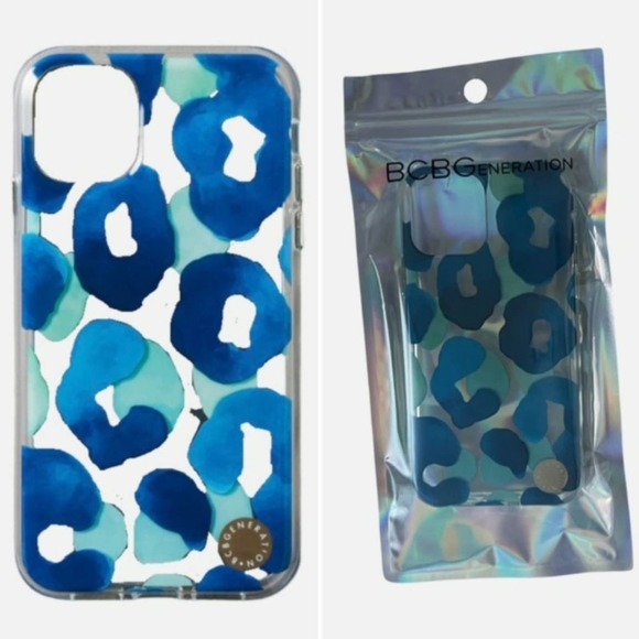 BCBGeneration Other - BCBG Wild Side iPhone Case Blue Animal Print, NWT - iPhone 12 / 12 Pro